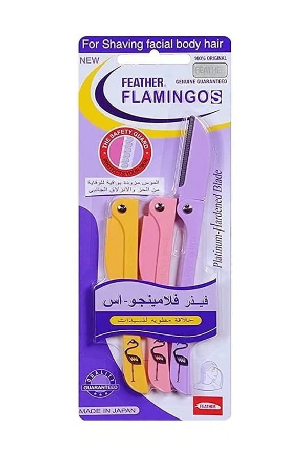 Flamingo-Eyebrow Razors 1