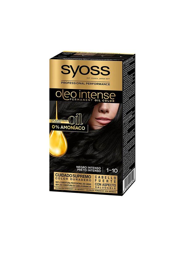 Syoss-Oleo Intense Ammoniakfreie Haarfarbe #1.10-intensivschwarz 5 Stk 5 Pz 1