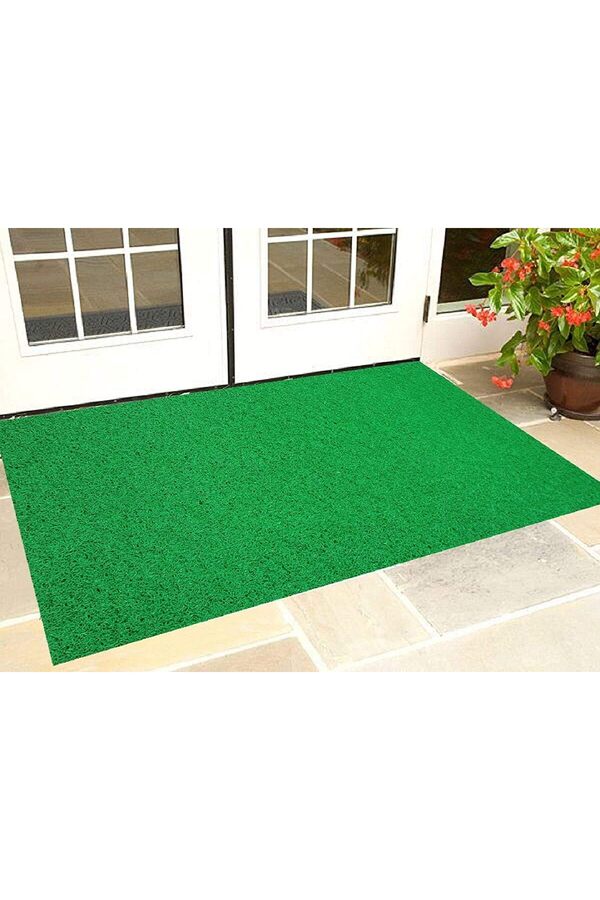 Generic Fun Homes Rubber Anti Slip 1 Piece Door Mat 24 X36 Green - Trendyol