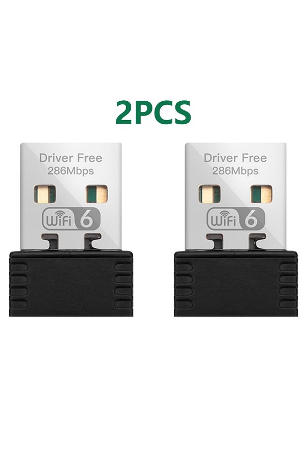 Choice-2PCS AX286 Mini USB WIFI 6 Dongle Network Card 802.11ax USB 2.4GHz Wi-Fi Lan Adapter Driver Free For 1
