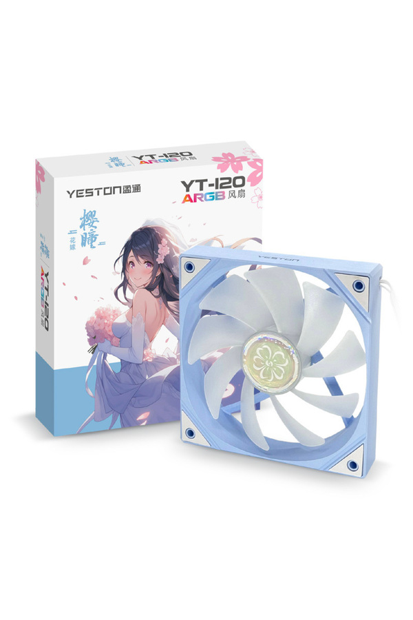 Choice-Fixed Color Other Regular Version Zeaginal Yeston Yt-120 Chassis Cooling Fan 120x120x25mm/800~1800rp 1