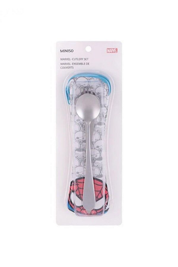 Miniso-Marvel Universe Spoon, Fork & Knife Set with Case 1