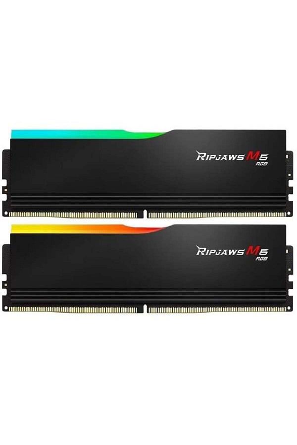 Arey-GSKILL 32GB (2X 16GB) DDR5 6400MHZ CL36 RGB DUAL KIT PC RAM RIPJAWS M5 F5-6400J3648F16GX2-RM5RK 1