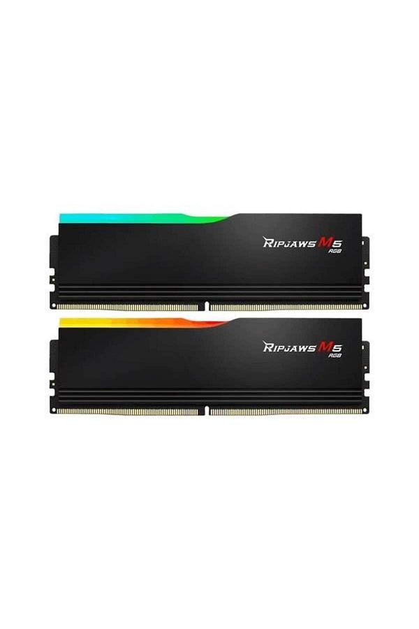 Arey-GSKILL 32GB (2X 16GB) DDR5 6000MHZ CL36 RGB DUAL KIT PC RAM RIPJAWS M5 F5-6000J3636F16GX2-RM5RK 1