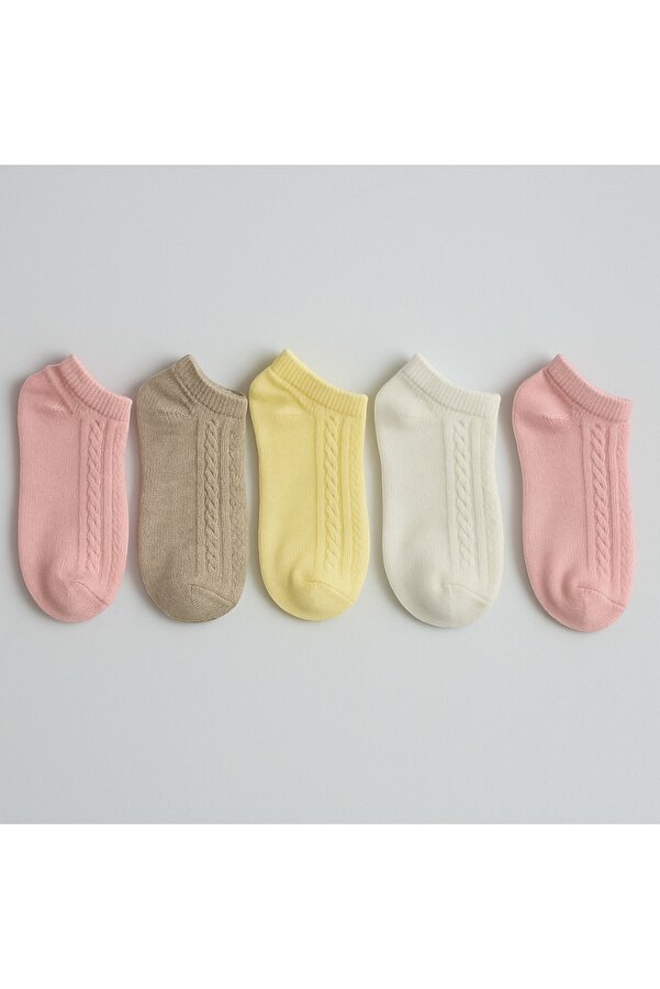 JUST SOCKS 5 Li Bebek Kısa Pamuk Çorap