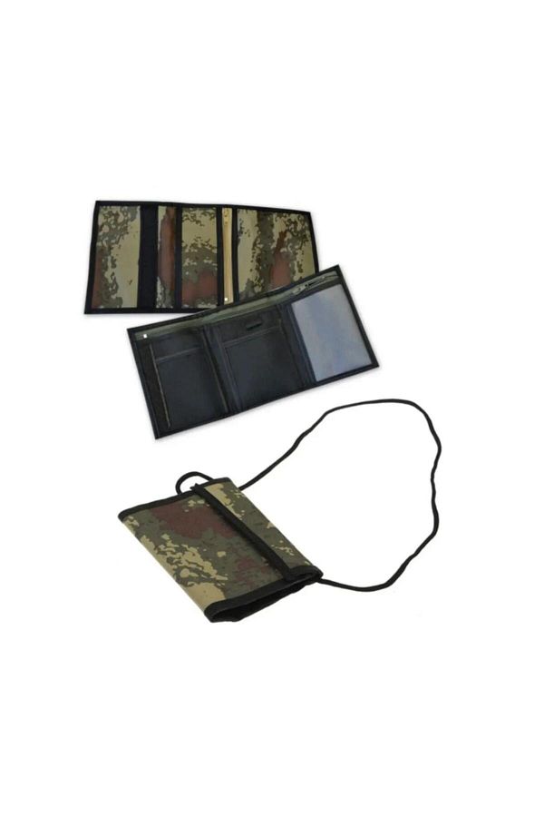 AYSE AGDAS-Camouflage Patterned Drawstring Soldier Wallet – Durable and Practical Design 1