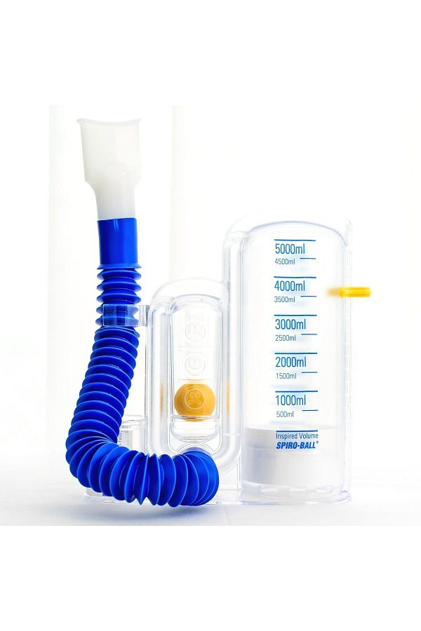 Tayarra-Spirometer Volumetric Exerciser 5000ml, Portable Spirometer Breathing Trainer, Test Breathing 1