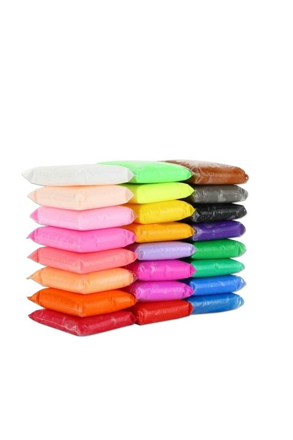 Picodino-Set Plastilina inteligenta, modelatoare Magicul Clay, 12 pungi / set, multicolora , Picodino® 1
