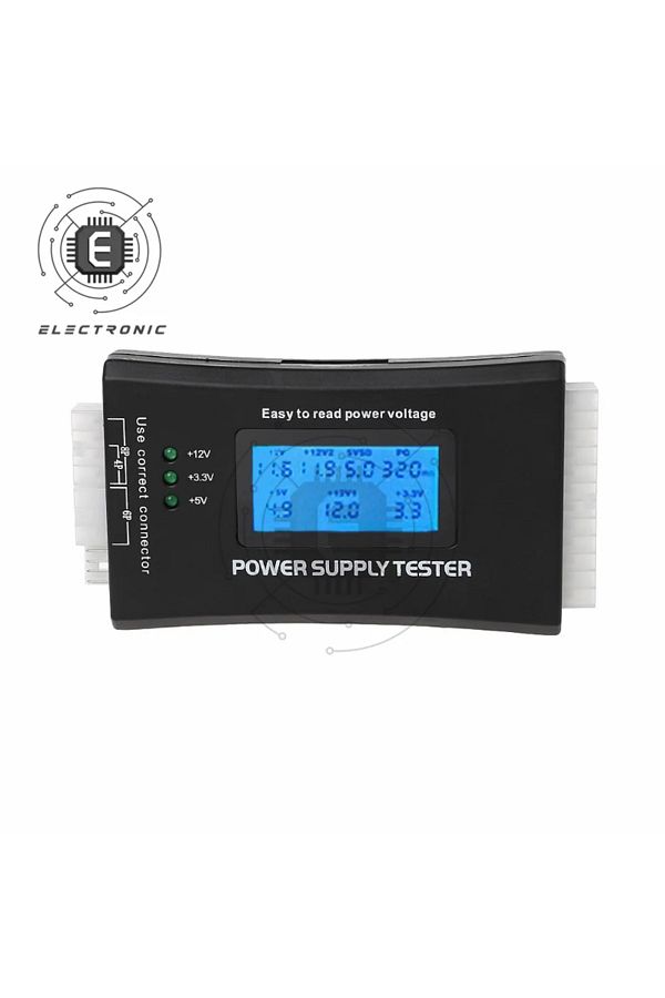 Choice-Multi-Function PSU Tester with LCD Screen - 20/24-Pin ATX, BTX, ITX, SATA HDD Power Supply & Powe... 1