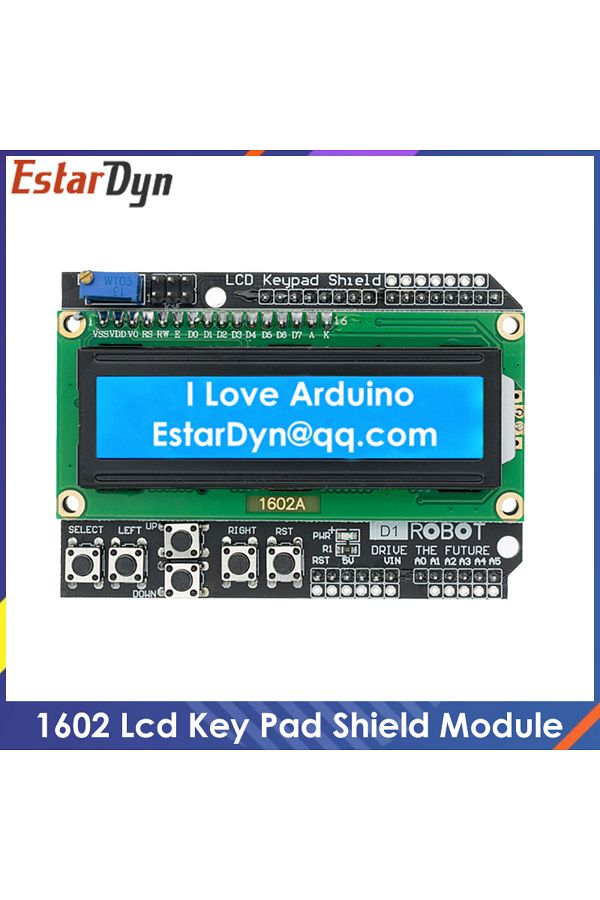 Choice-1602 شاشة LCD لوحة المفاتيح درع Lcd1602 شاشة LCD 1602 وحدة لاردوينو Atmega328 Atmega2560 التوت... 1