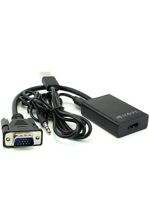 Other-HiVISION VGA to HDMI Cable Converter with USB Audio Input, 1 Port 1