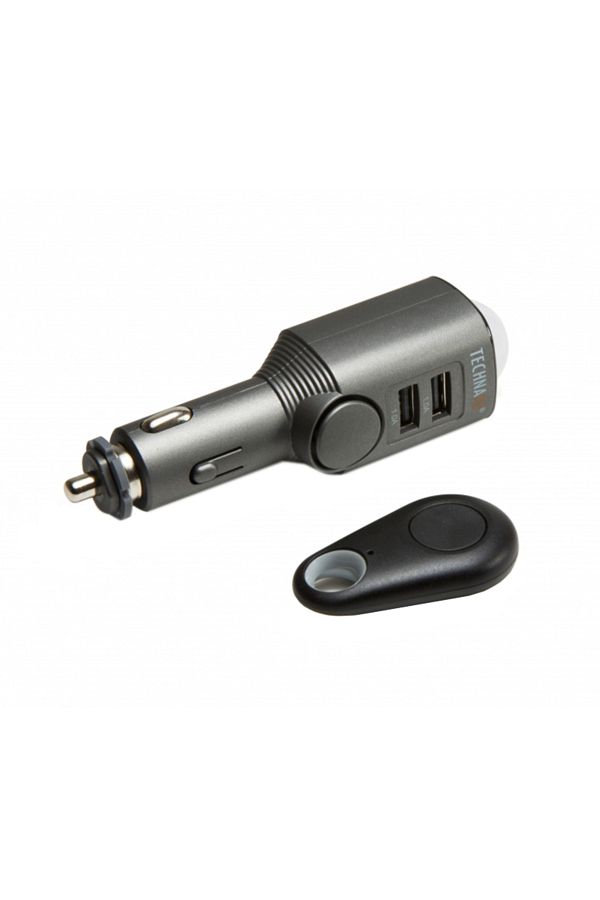 Technaxx-Car charger and alarm with motion sensor TECHNAXX TX-100, 110dB, 450mAh, black 1