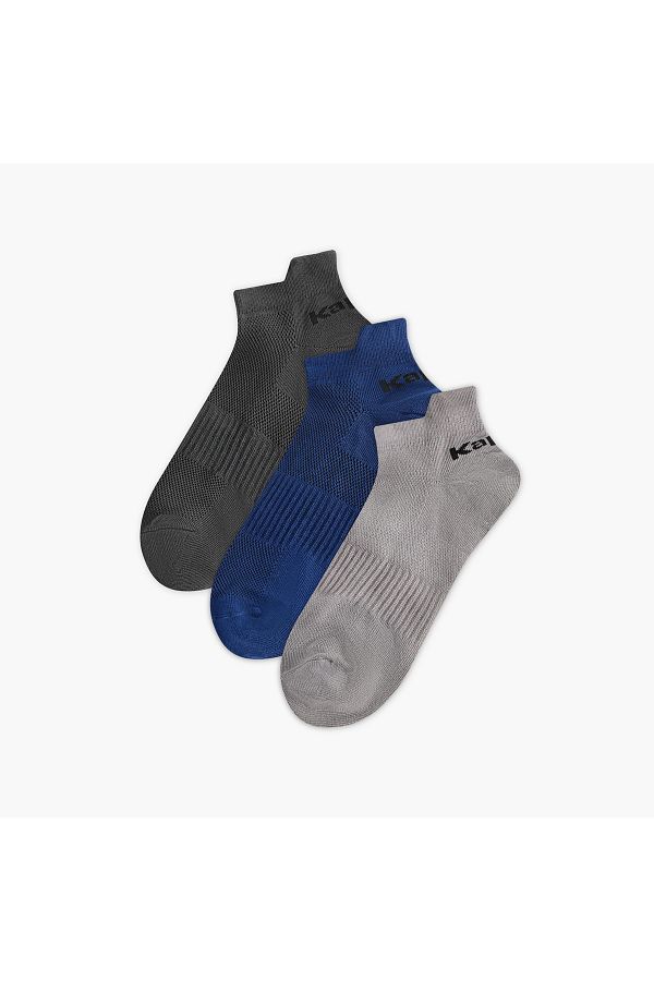 FAV-Set of 3 - Printed Non Terry Ankle Length Socks 1