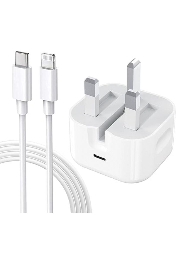 Generic-25W USB C Fast Charger with Braided C to Lightning Cable 1