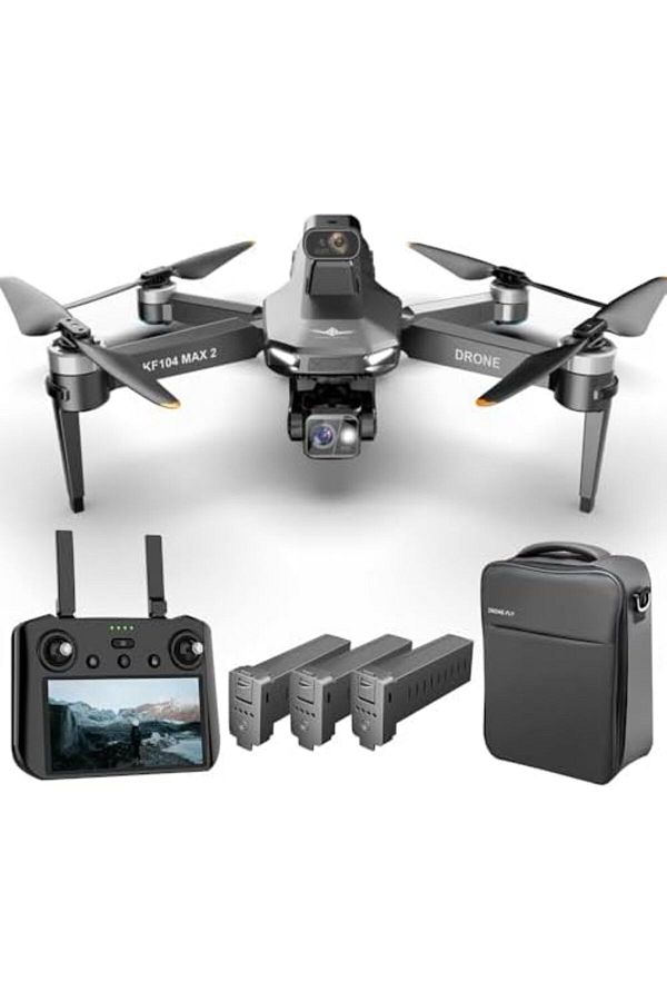 TEEGGI-Teeggi KF104 MAX2 drone with 4K camera for adults, remote control with screen, control distance 6 km, 1