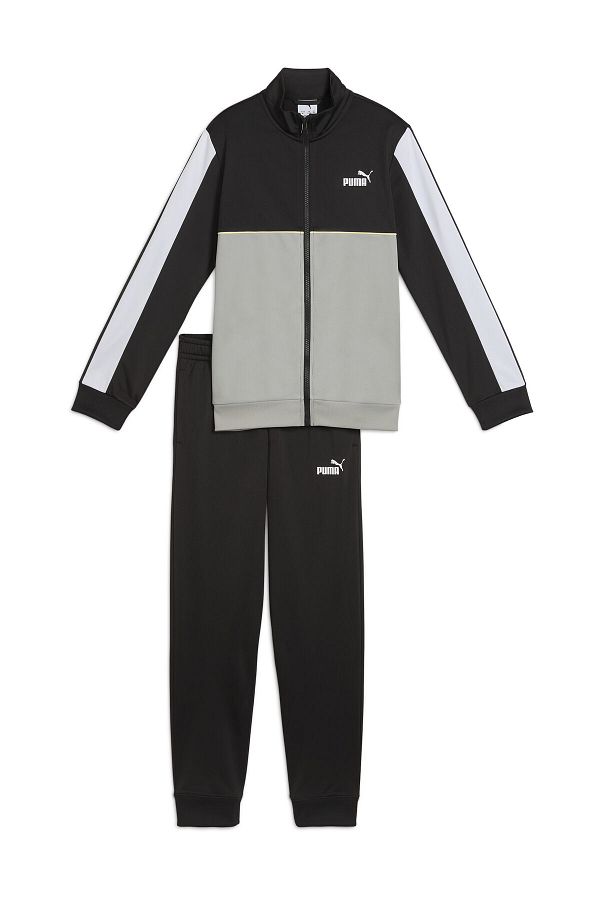 Puma-Knitted Suits, Regular, Longsleeve, Regular, Side Pocket, Knitted, Color Blocking 1