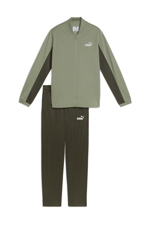 Puma-Strickanzüge, Regular, Langarm, Regular, Stehkragen, Seitentasche, Gestrickt, Color Blocking 1