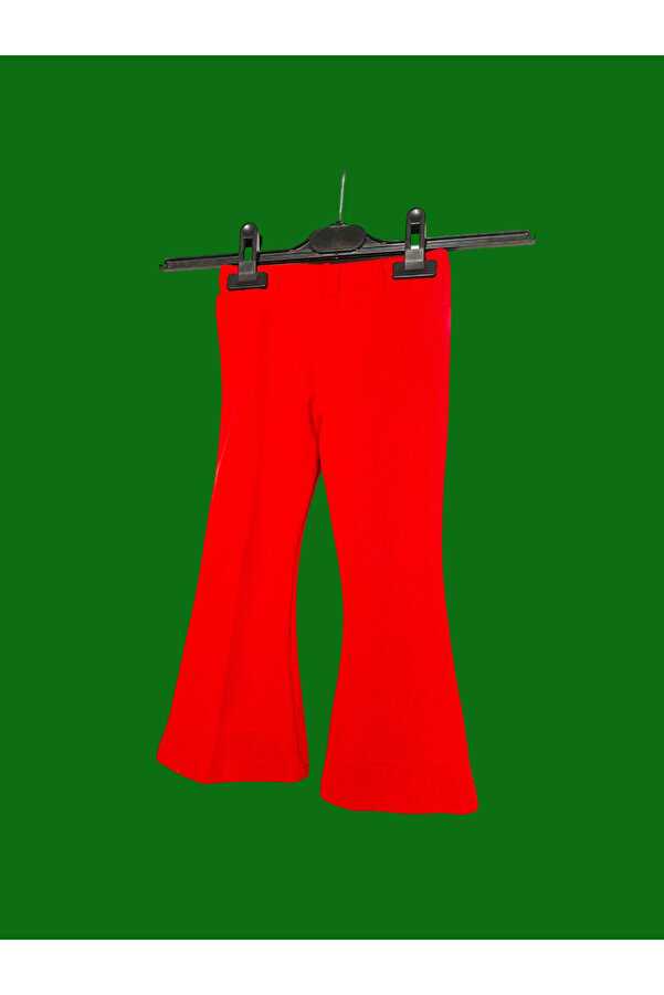 ÖzOksijen BEBEK KIRMIZI V PACA BEL LASTİKLİ TAYT