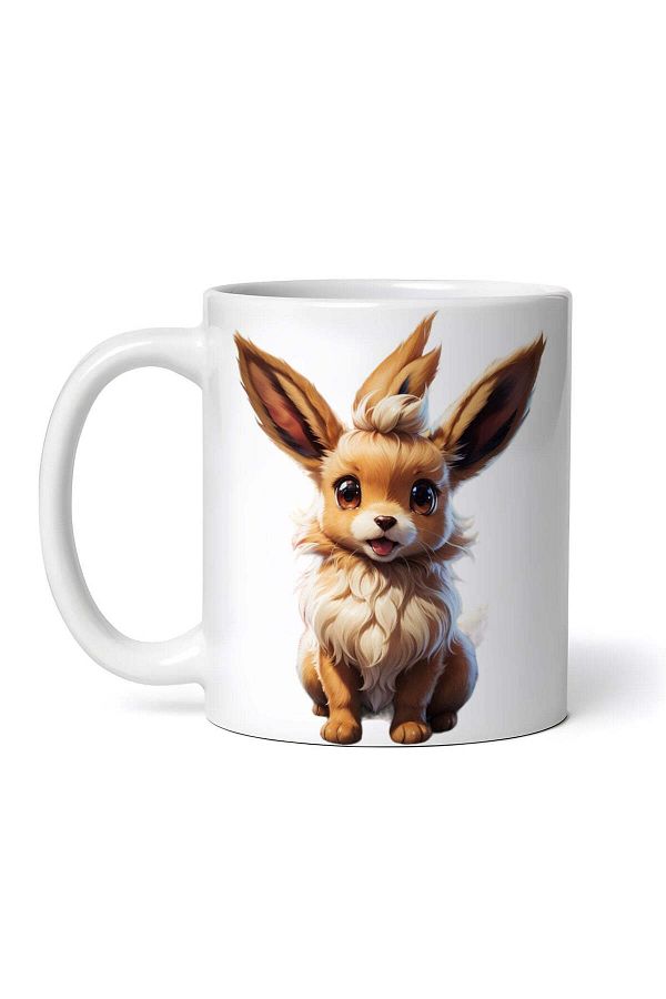 OEM-Personalized White Mug, Pokemon Eevee, Inovatix®. 330 ml 1