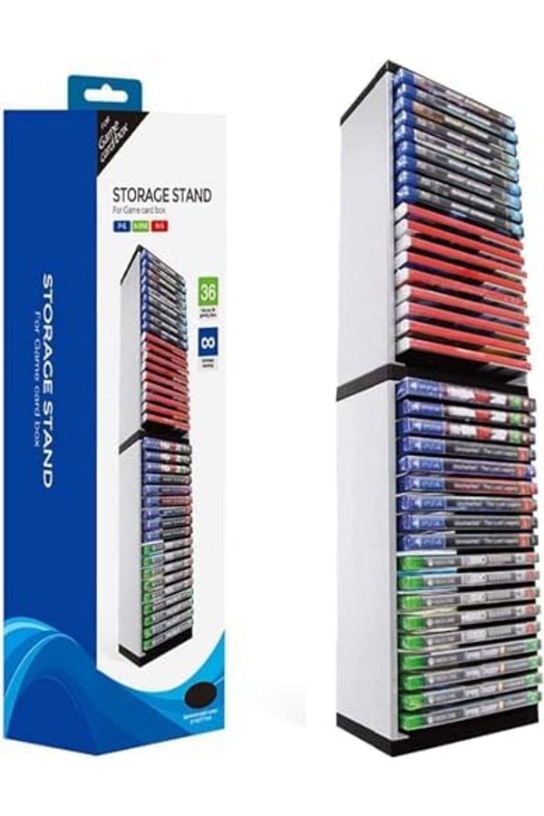 Generic-Game Storage Tower Universal Game & Blu-Ray Storage Holds 36 Disks for PS4, PS5, Xbox On 1