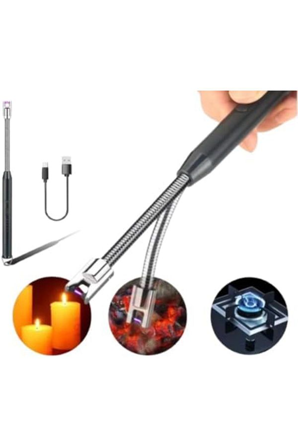 Other-Electric Arc Bbq Lighter Rechargeable Windproof Flameless Igniter 360° Rotating(COLOR MAY VARY) 1