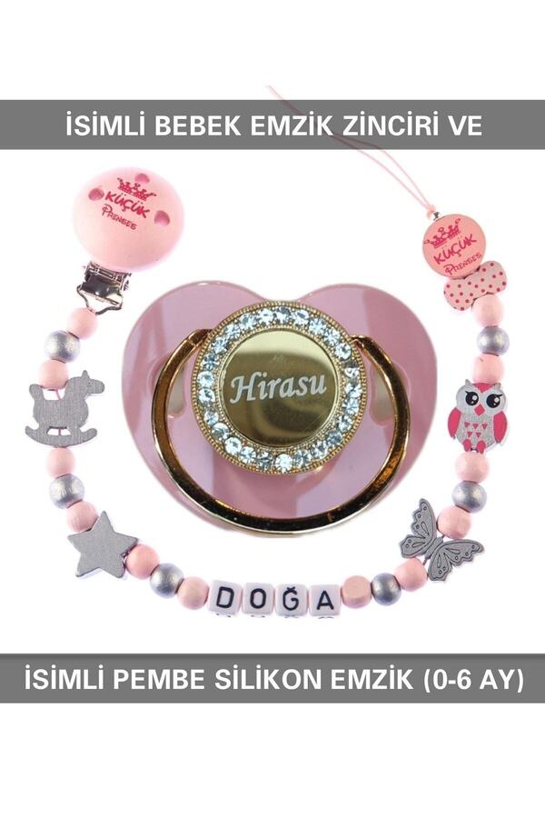 Sahi Aksesuar Isimli Bebek Emzik Zinciri Ve Bebek Silikon Emzik