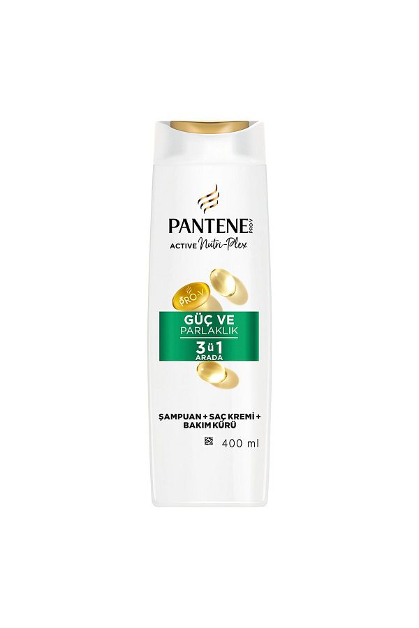 Pantene-Power and Shine 3 in 1 Shampoo 400 ml 1