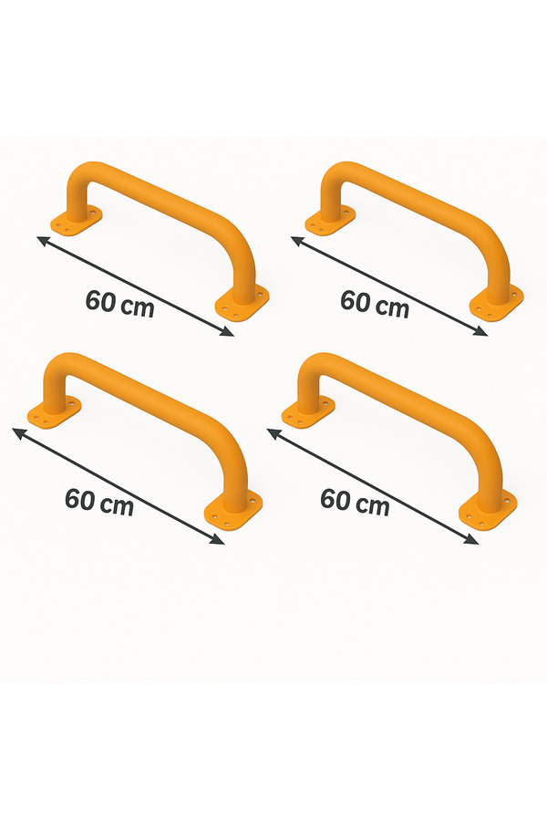 BAUMFEE ÇOCUK TIRMANMA BARI ,TURUNCU RENK MONKEY BAR (60cm)