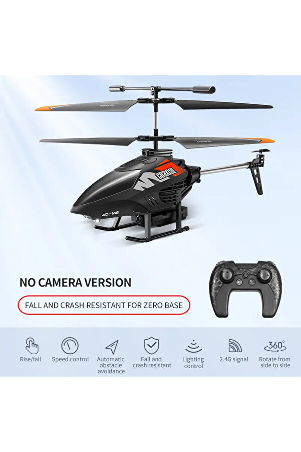 Gepettoys Oyuncak Kumandalı 4K Kameralı Helikopter 360° Hareket