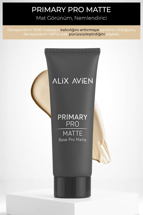 Alix Avien-قاعدة مكياج مرطبة غير لامعة تدوم لمدة 12 ساعة، ناعمة وغير لامعة - Primary Pro Matte 1