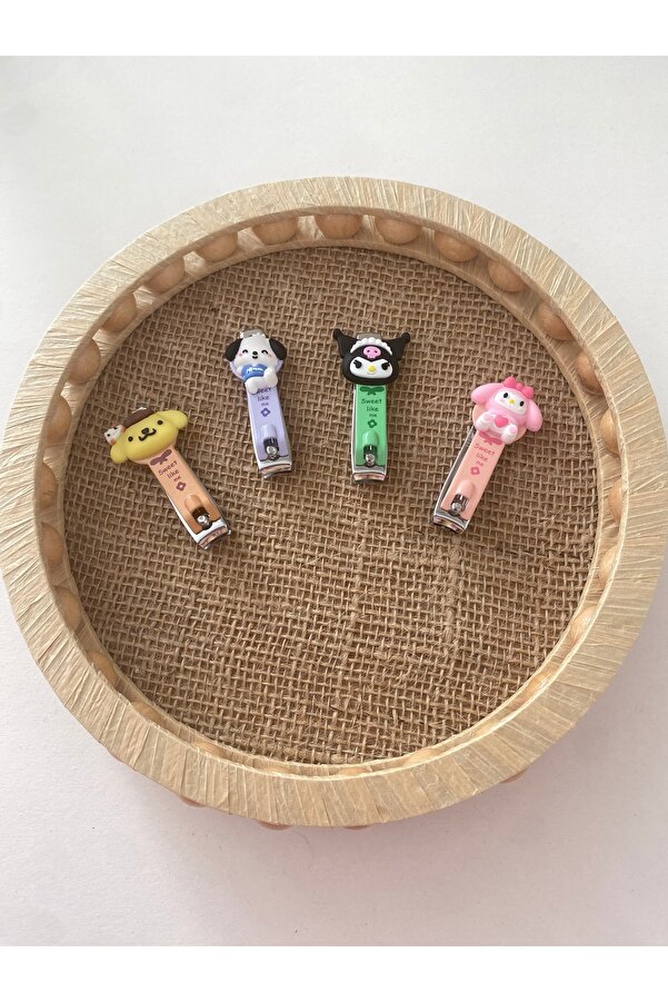 Balbadem baby kids Sevimli karakterli bebek ve çocuk tırnak makası Güvenli ve ergonomik