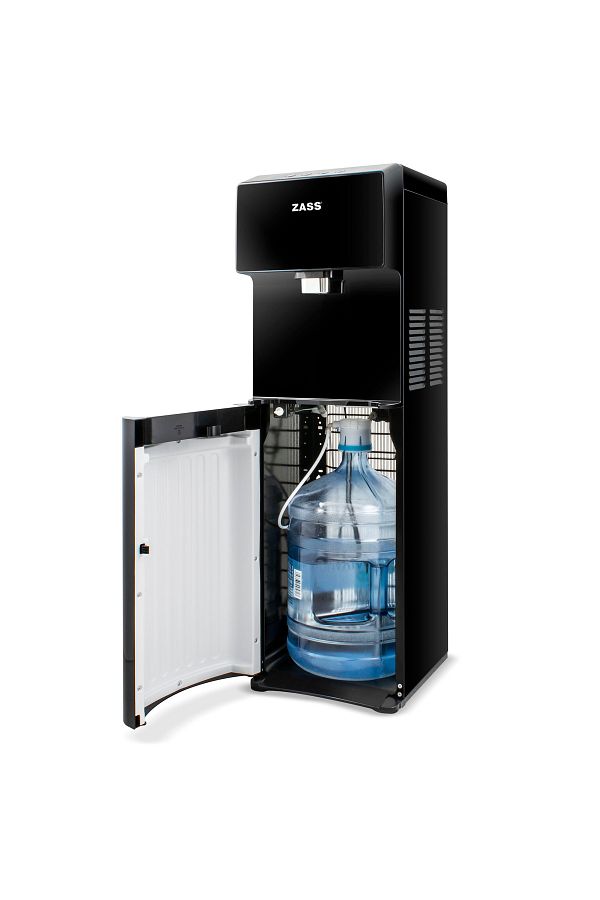 Zass-Water dispenser with compressor, digital, touchless Zass ZWD 21 CTL with bottle at the base 1