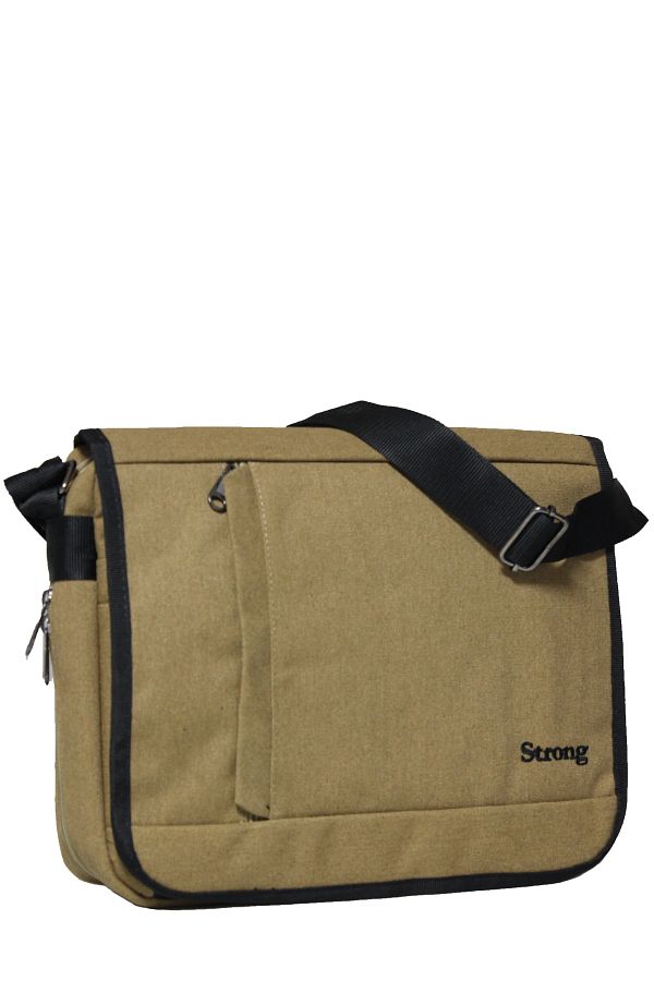 Strong-UNISEX Καμβάς τσάντα Messenger με λουράκι Τσάντα ώμου Σχολική τσάντα φυσούνα Διαγώνια τσάντα PST01 1