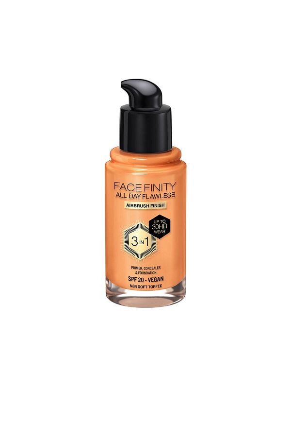Max Factor-Facefinity All Day Flawless 3 In 1 Foundation #n84-soft Toffee 30 ml 1