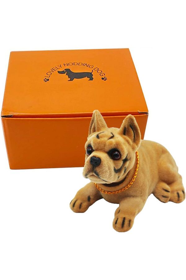 Generic-KASTWAVE Bobble Head Boxer - Car Dashboard Decoration Nodding Dog Hood Ornament - Emulation Creativ 1