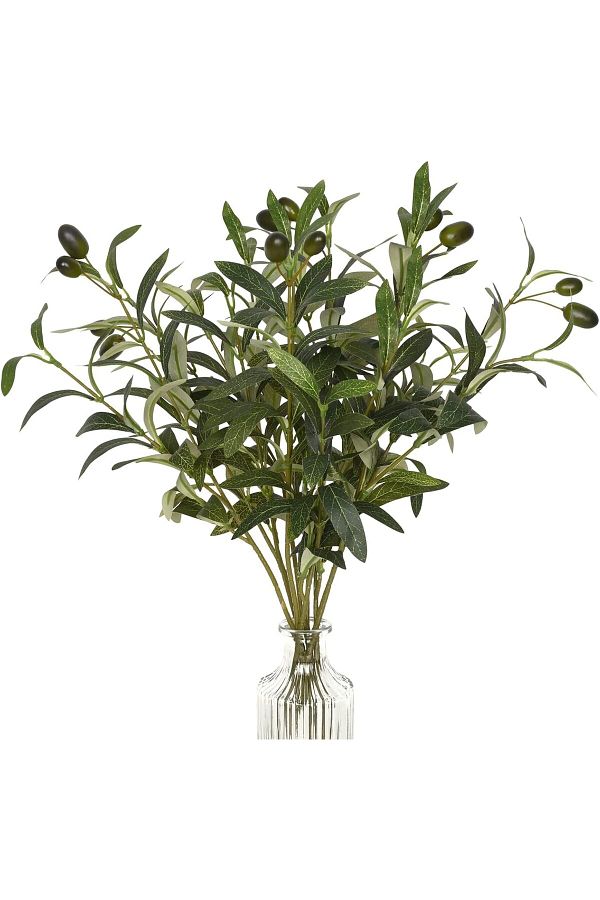 Generic-Faux Olive Branches for Vases, Olive Tree Branches with Lifelike Olives, Artificial Greenery Stems 1
