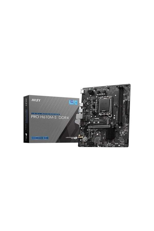MSI-PRO H610M-S DDR4 HDMI PCIE 4.0 1700p MATX 1