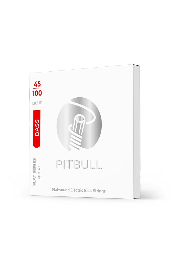 Pitbull Strings-Flat Series Flatwound Bass Guitar String Feb 4 L 1