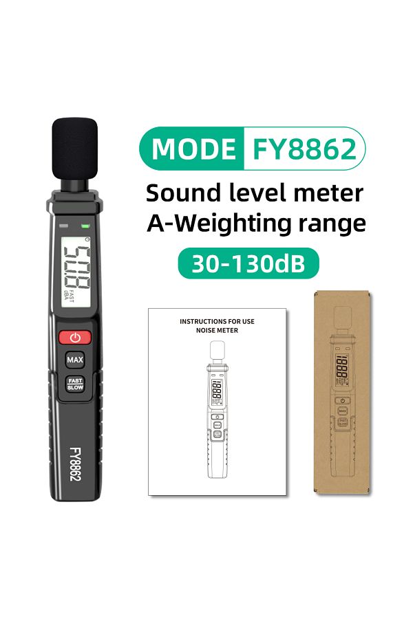 Choice-Fy8862 Mastfuyi Fy8862 Sound Level Meter Portable A-weighted 30db To 130db Audio Noise Volume Measur 1