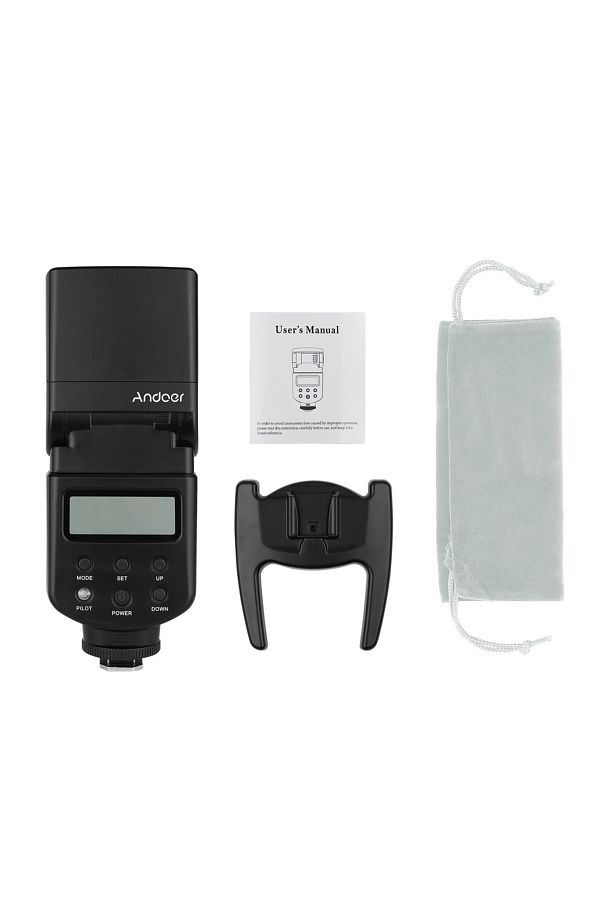 Choice-GN40 Flash Andoer Flash Speedlite GN40 Adjustable LED Fill Light On-camera Flash With Bracket Replac 1
