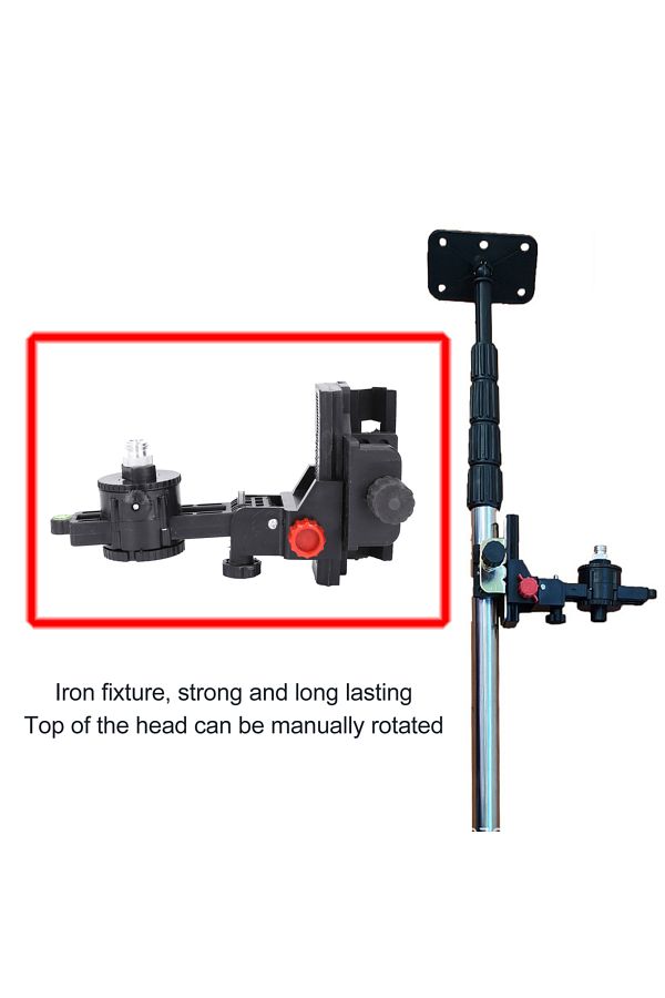 Choice-Fine Tuning Bracket Level Adapter 360 Degree Adjustable Support L Shape Pivoting Base with Clip W... 1