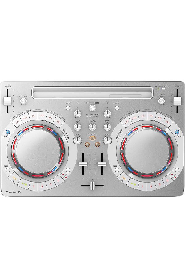 Pioneer-Portable DJ Controller DDJ-WeGO4-W - Compatible with iOS (White) 1