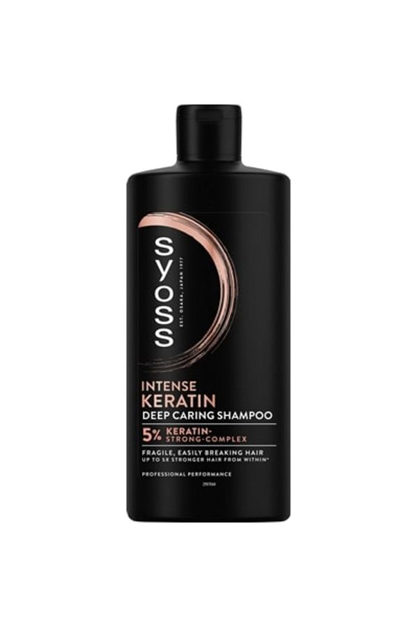 Syoss-Șampon cu perfecționare a părului cu keratină pentru păr uscat, 440 ml 1