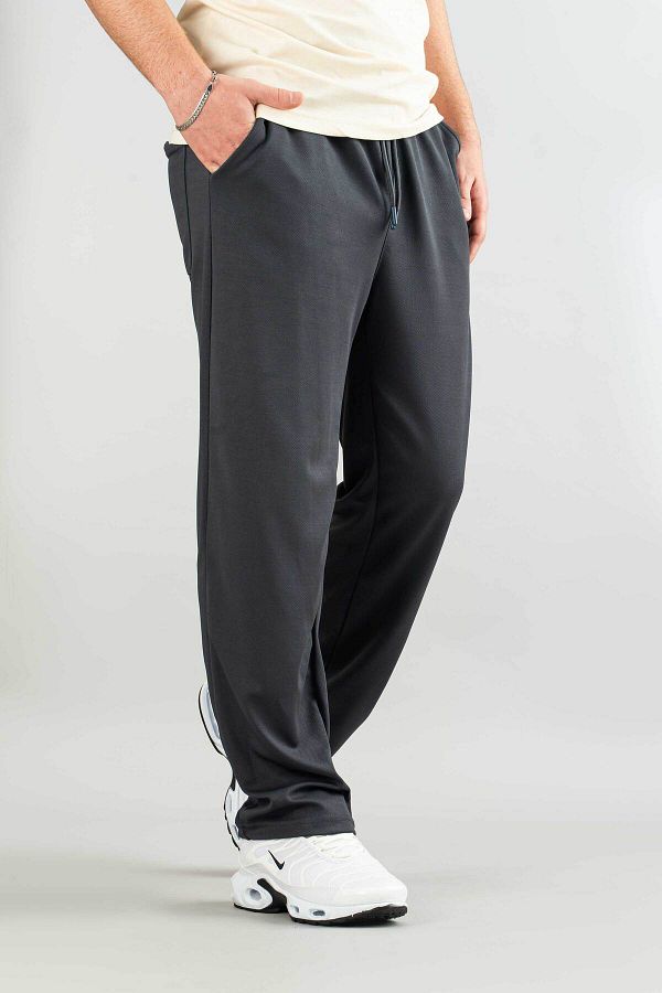 bombe-Men's Jogger Comfortable Fit Bagy Pants Fabric Belted Drawstring Lycra Fabric Canvas Blend Pants 1
