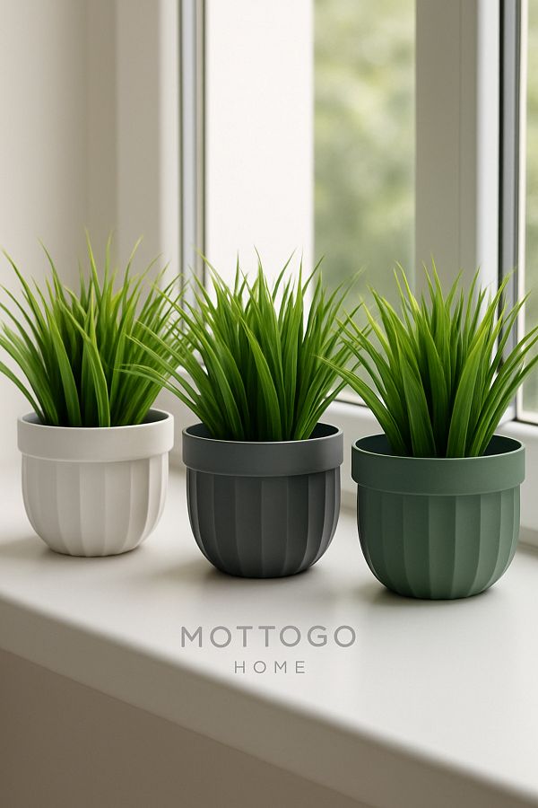 Mottogo-Διακοσμητικό Τεχνητό Λουλούδι Γλάστρας 20εκ 1