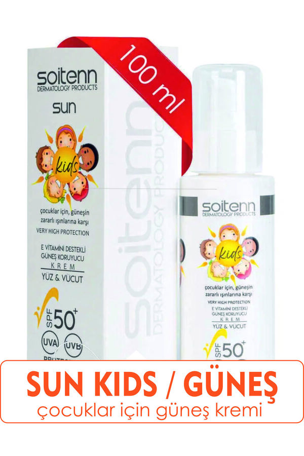 SOİTENN soitenn SUN KİDS GÜNEŞ KREMİ çocuklar için 100 ml