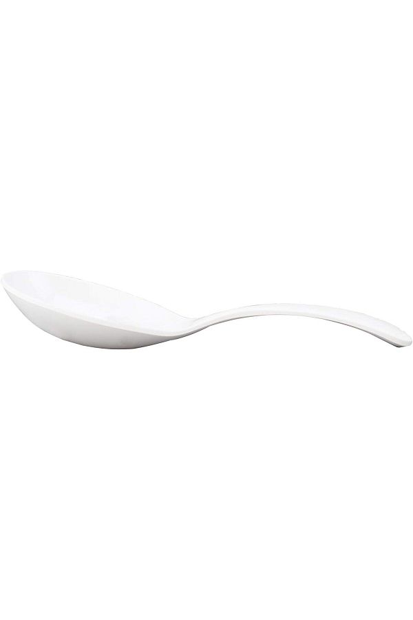 Generic-Shallow Round Serving Spoon - 25Cm- White (Mcs-5015-Wh) 1