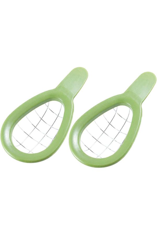 Generic-Oasisgalore 2pcs Avocado Cut Avocado Cuber Egg Separator Slicer Fruit Slicer Melon Cutter Avocado P 1