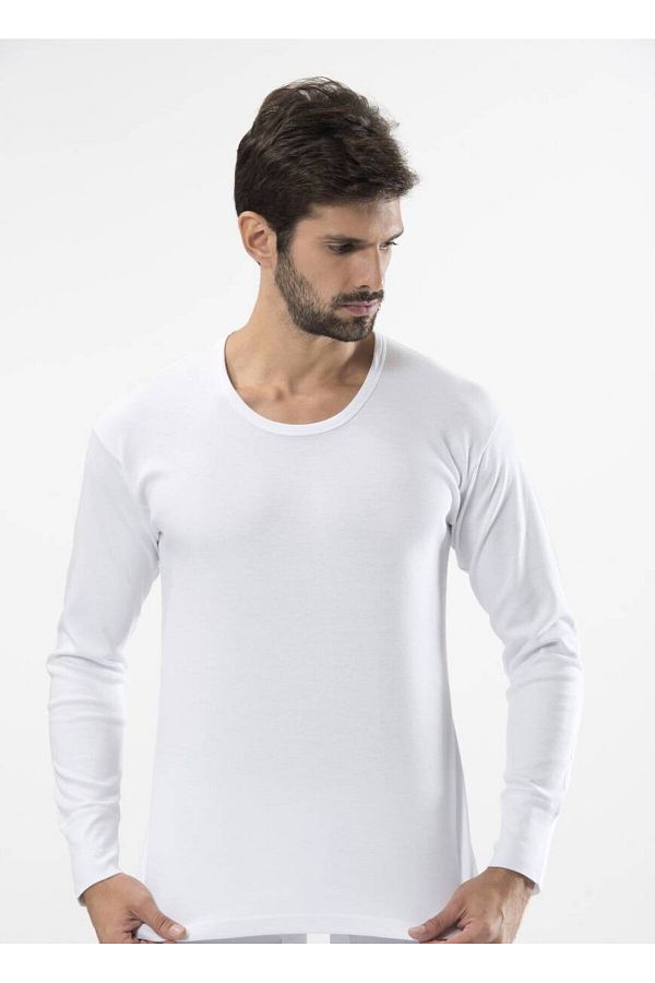 TÜREN-Men's Interlock Long Sleeve Undershirt 1