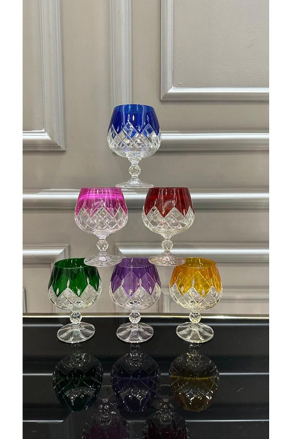 Bohemia-Bohemia Crystal Colored Coffee Side Water Glass 1
